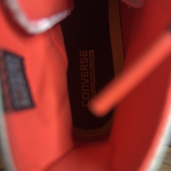 Converse Chuck Taylor All Star II Men's 10.5 Cream White Gum Bottom High Top Y2K - Picture 5 of 12